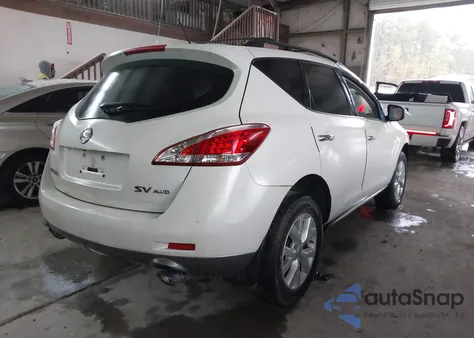 2011 Nissan Murano Sv из США, поврежденный, VIN JN8AZ1MW2BW157175